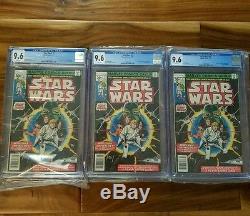 Star wars #1 cgc 9.6 white pages 1977 Marvel