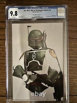 Star wars War of the bounty hunters 4 cgc 9.8 1st print John Tyler Christopher Star wars War of the bounty hunters 4 cgc 9.8 1st print John Tyler Christopher