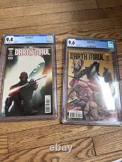 Star wars darth maul 2 and 3 cgc 9.4, 9.6