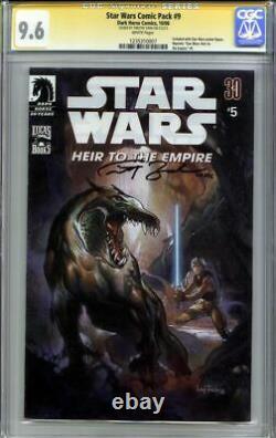 TIMOTHY ZAHN SIGNED! CGC 9.6 NM+ STAR WARS HEIR TO THE EMPIRE #5 Comic Pack 9