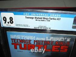 Teenage Mutant Ninja Turtles #27 CGC 9.8 1st print WHITE 1989! TMNT Mirage F84
