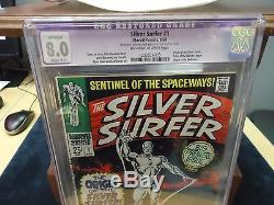 The Silver Surfer #1 Comic 1968 Cgc 8.0 Origin Of, Big Premier Issue 1202526003