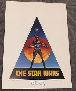 The Star Wars Vintage 1976 Ralph Mcquarrie SDCC Comic Con Sticker Pre-Production