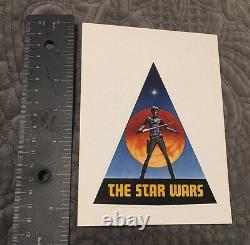 The Star Wars Vintage 1976 Ralph Mcquarrie SDCC Comic Con Sticker Pre-Production