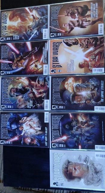The Star Wars Dark Horse Comic Book Set 0-8