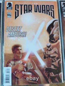 The star wars dark horse Comic Book Set 0-8
