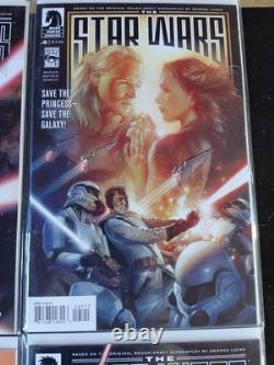 The star wars dark horse Comic Book Set 0-8