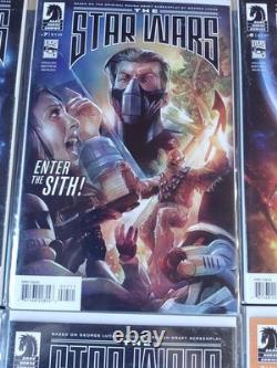 The star wars dark horse Comic Book Set 0-8