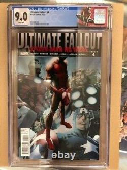 ULTIMATE COMICS FALLOUT #4 First Appearance Miles Morales 1st print CGC 9.0