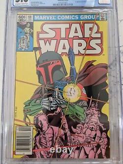 VTG Star Wars #68 Comic CGC 5.0 Iconic Boba Fett Cover Key Issue Mandalorian