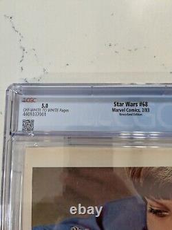 VTG Star Wars #68 Comic CGC 5.0 Iconic Boba Fett Cover Key Issue Mandalorian