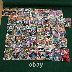 Vintage Lot Of 42 Star Wars Comic Books