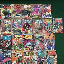 Vintage Lot Of 42 Star Wars Comic Books