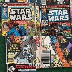 Vintage Lot Of 42 Star Wars Comic Books