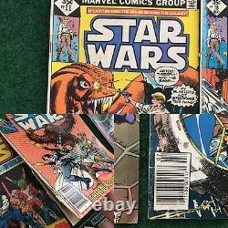 Vintage Lot Of 42 Star Wars Comic Books