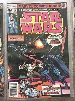 Vintage Star Wars Marvel Comic Lot #1 2 3 4 5 6 7 1977