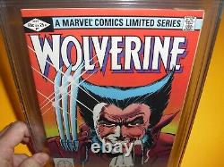 Wolverine Limited Series #1 CGC 9.8 WHITE PAGES 1982! Marvel Miller 1st Solo H17