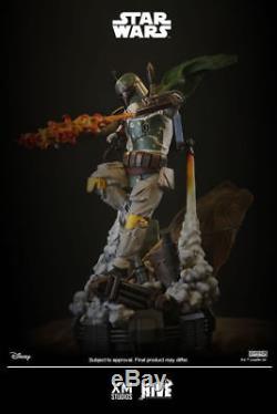 XM Studios STAR WARS Boba Fett Statue 1/4 Scale Mint in Box Sideshow