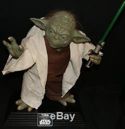 Yoda Life Sized Statue from Star Wars Attack of the Clones #2,602 of 10,000